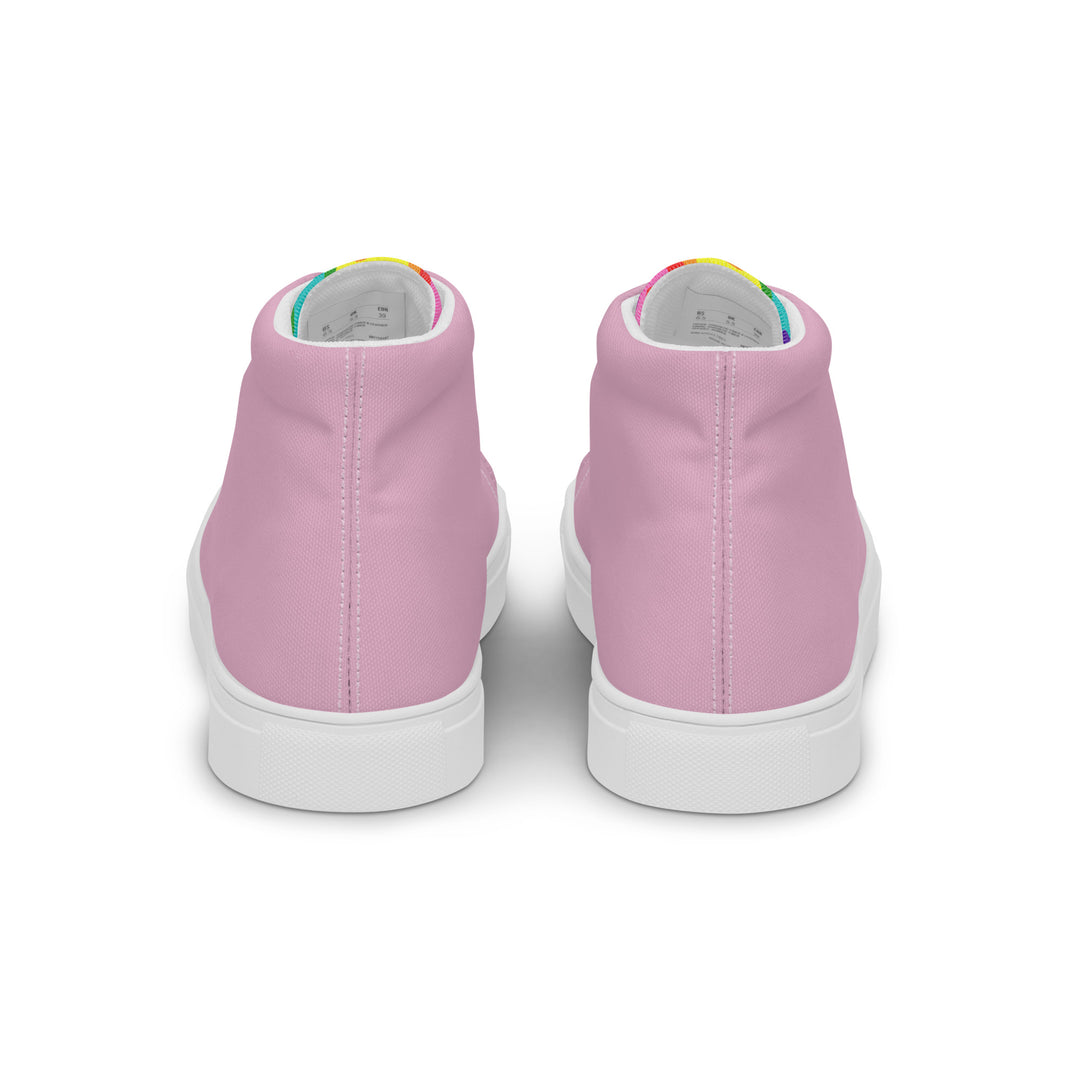 Pink and Original Pride Flag High Top Trainers (female sizes) High Tops The Rainbow Stores