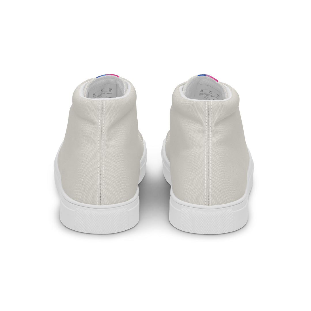 Bi Pride Hemp High Top Trainers (female sizes) High Tops The Rainbow Stores