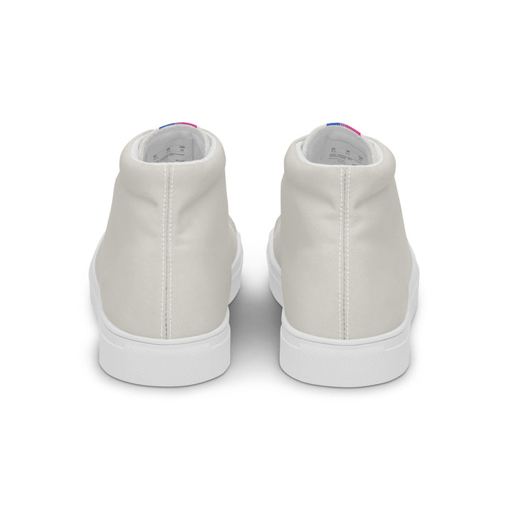 Bi Pride Hemp High Top Trainers (female sizes) High Tops The Rainbow Stores