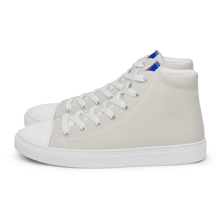 Bi Pride Hemp High Top Trainers (female sizes) High Tops The Rainbow Stores