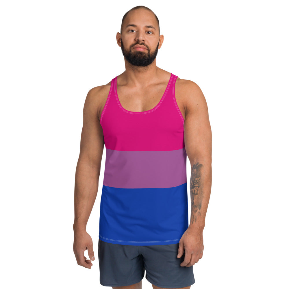 Bisexual Pride Flag Vest Vests and Tank Tops The Rainbow Stores