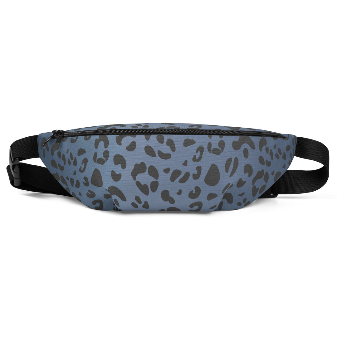 Blue Leopard Print Fanny Pack/Bum Bag with Rainbow Flag Bags The Rainbow Stores