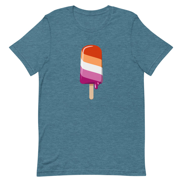 Lesbian Pride Ice Lolly T-shirt T-shirts The Rainbow Stores