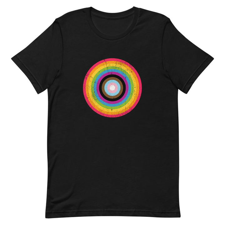 Progress Distressed Rainbow Roundel T-Shirt T-shirts The Rainbow Stores