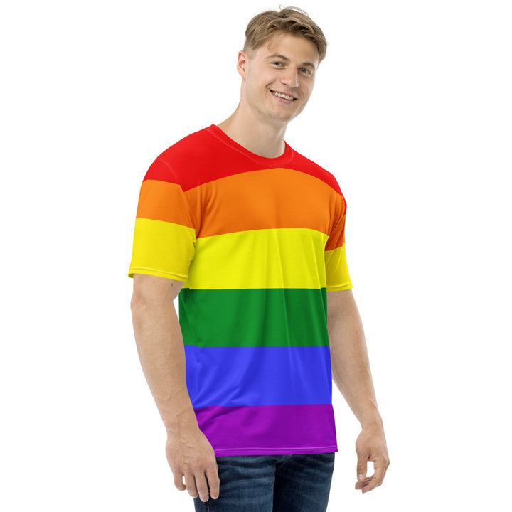 Rainbow Pride Flag T-shirt AOP T-shirts The Rainbow Stores