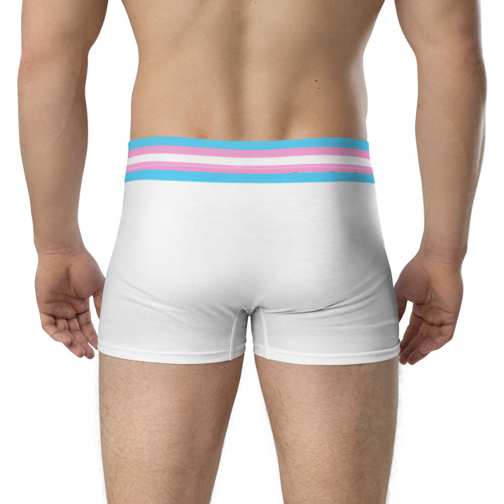 Trans Flag Trim Boxer Briefs Underwear The Rainbow Stores