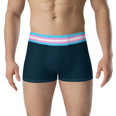 Trans Pride Flag Trim Boxer Briefs Underwear The Rainbow Stores