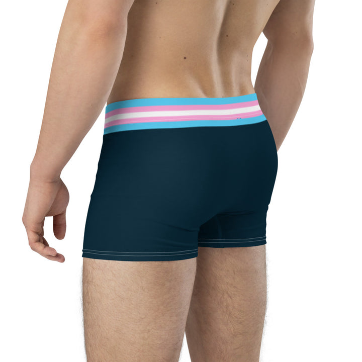 Trans Pride Flag Trim Boxer Briefs Underwear The Rainbow Stores