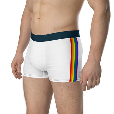 Rainbow Pride Flag Side Stripe Boxer Briefs Underwear The Rainbow Stores