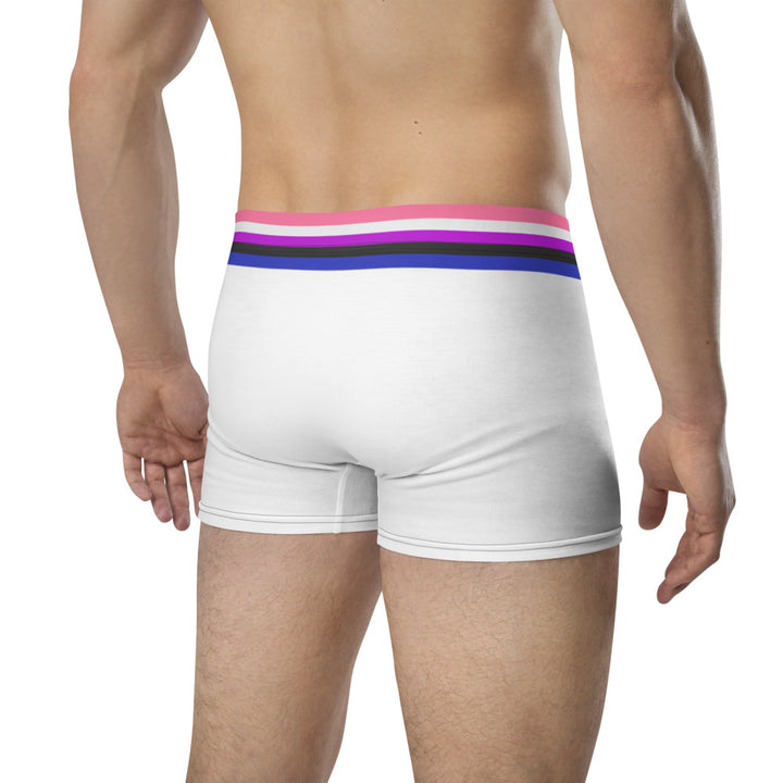 Gender Fluid Pride Flag Trim Boxer Briefs Underwear The Rainbow Stores
