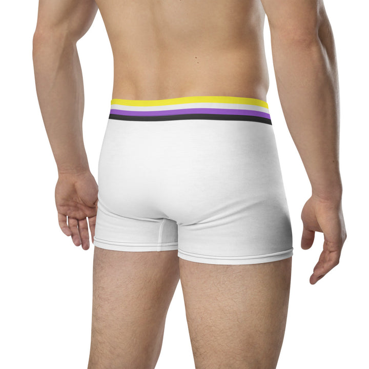 Non-Binary Flag Trim Boxer Briefs Underwear The Rainbow Stores