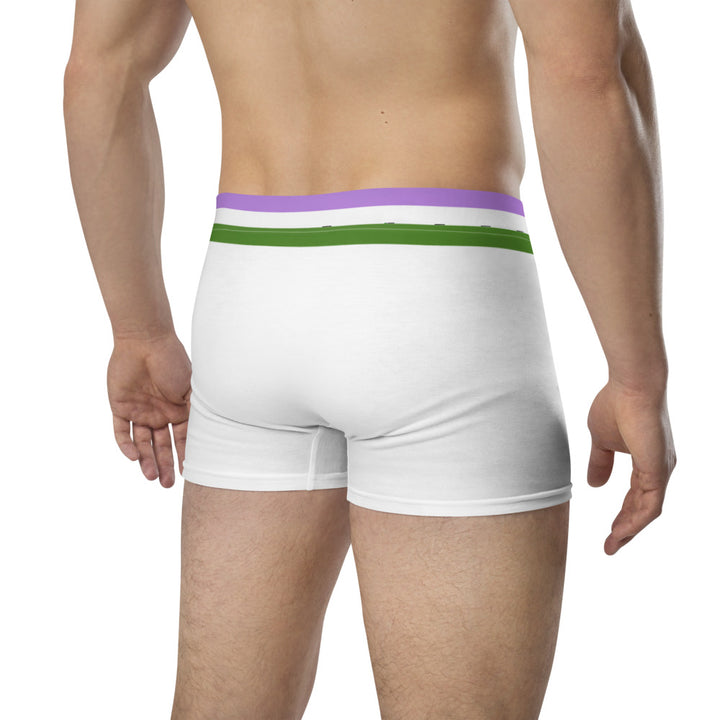 Genderqueer Flag Trim Boxer Briefs Underwear The Rainbow Stores
