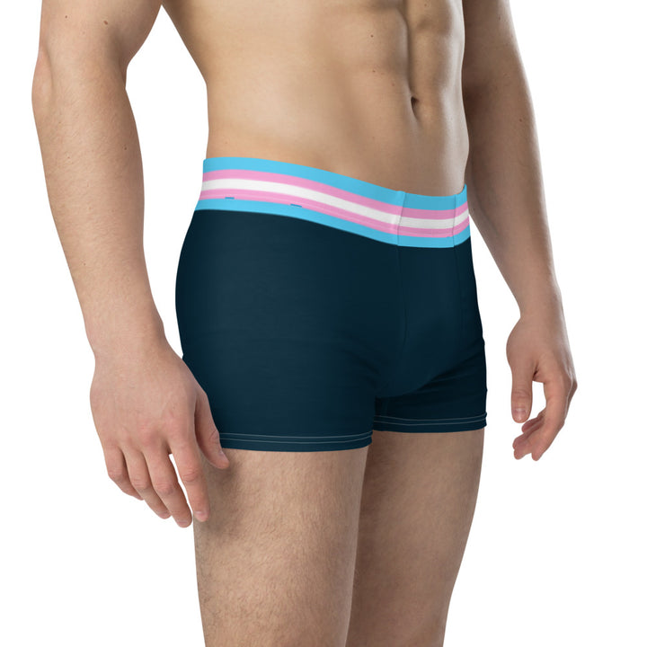 Trans Pride Flag Trim Boxer Briefs Underwear The Rainbow Stores