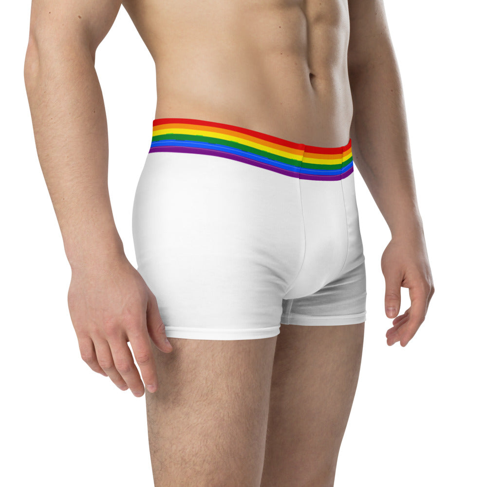 6 Fly Boxer Briefs - Rainbow Pride Stripes