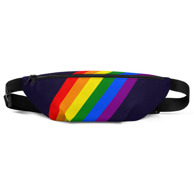 Rainbow Pride Flag Diagonal Fanny Pack/Bum Bag Bags The Rainbow Stores