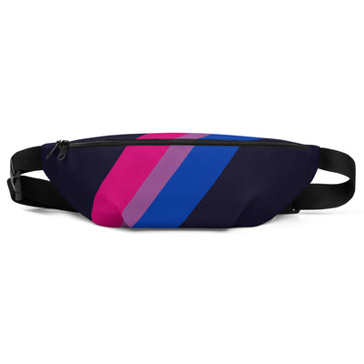 Bisexual Pride Flag Diagonal Fanny Pack/Bum Bag Bags The Rainbow Stores