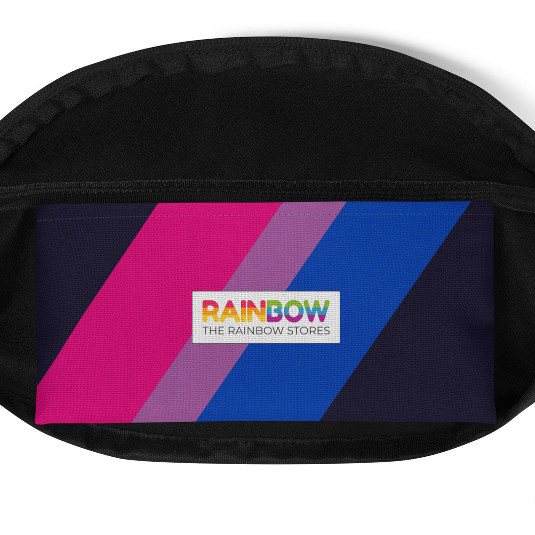 Bisexual Pride Flag Diagonal Fanny Pack/Bum Bag Bags The Rainbow Stores