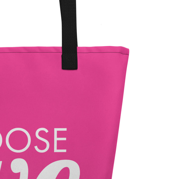 Choose Love Large Tote/Beach Bag Bags The Rainbow Stores