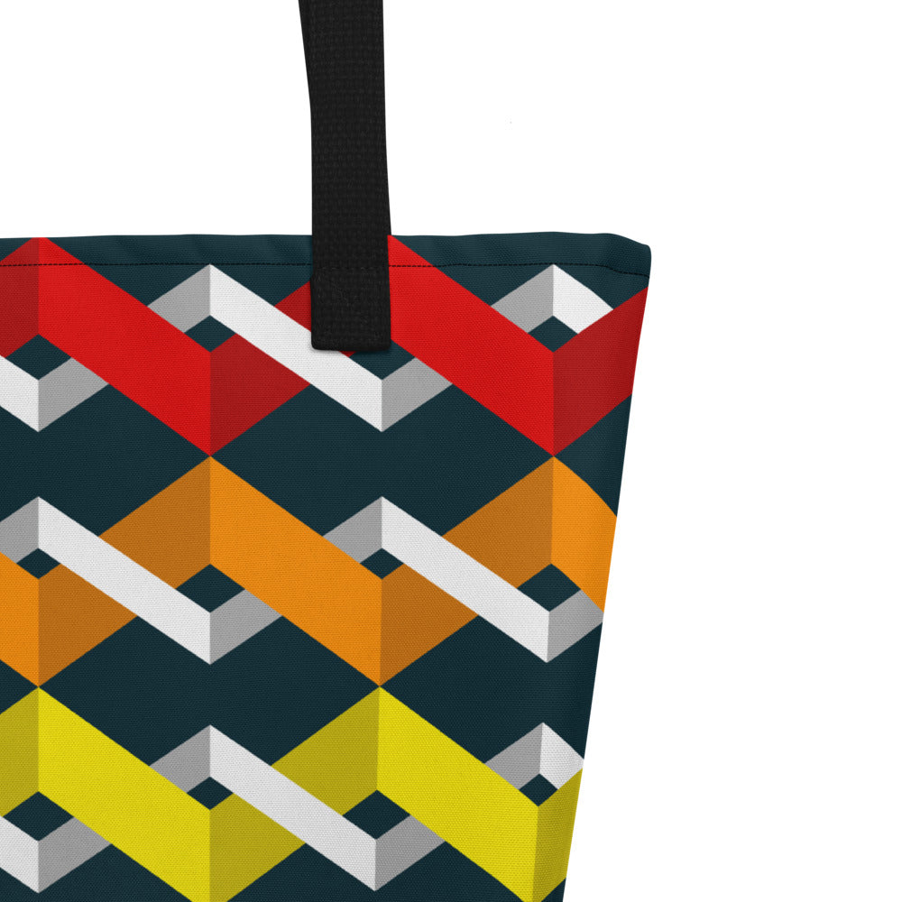 Rainbow Twist Large Tote/Beach Bag Bags The Rainbow Stores