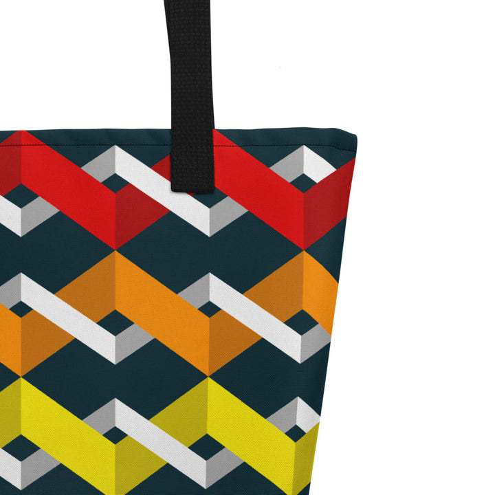 Rainbow Twist Large Tote/Beach Bag Bags The Rainbow Stores