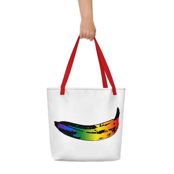 Rainbow Banana Large Tote/Beach Bag Bags The Rainbow Stores