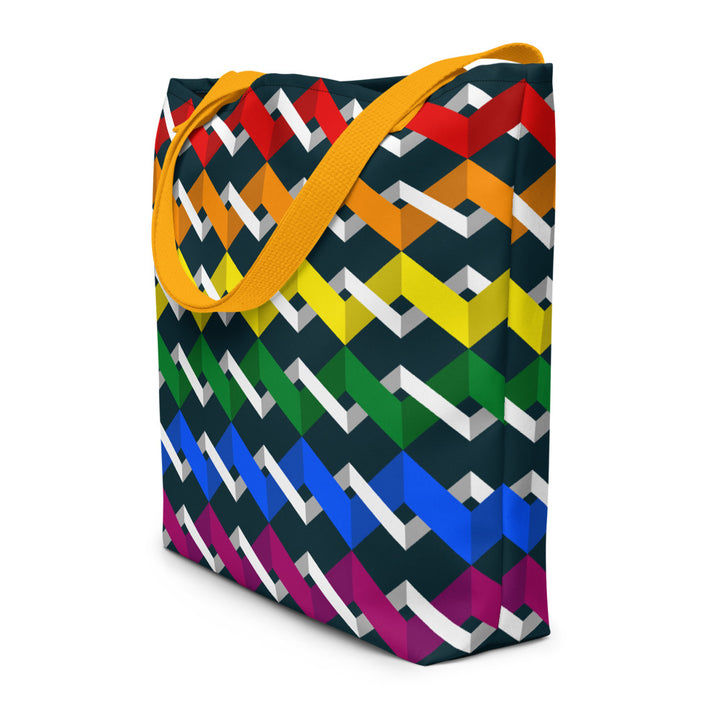 Rainbow Twist Large Tote/Beach Bag Bags The Rainbow Stores