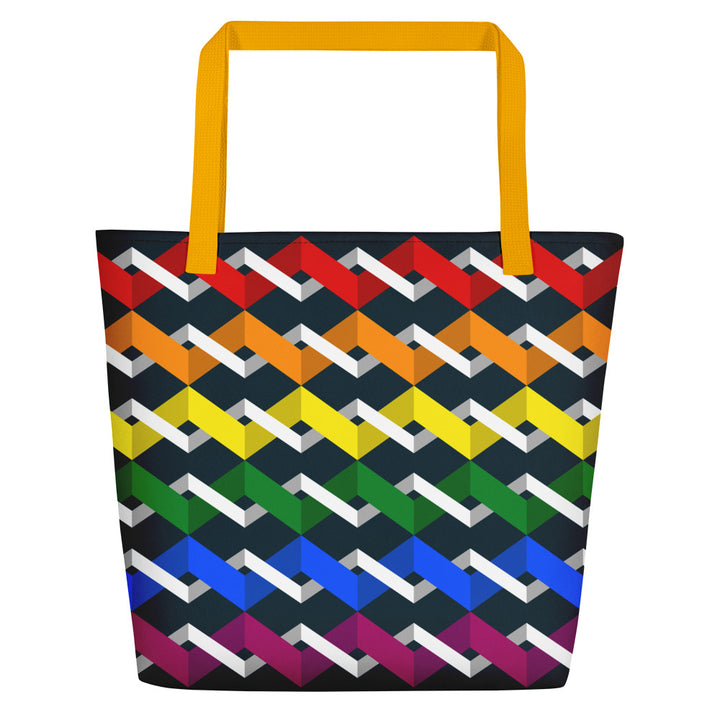 Rainbow Twist Large Tote/Beach Bag Bags The Rainbow Stores