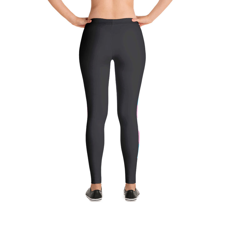 Trans Pride Flag Leggings Leggings The Rainbow Stores
