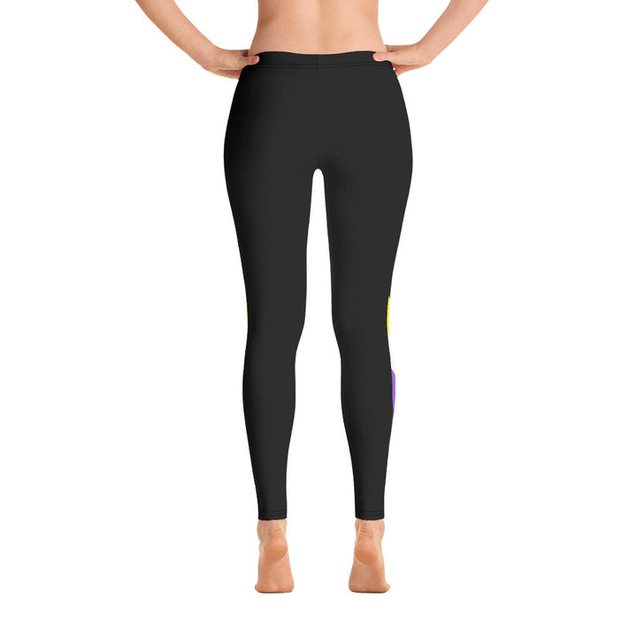 Non-Binary Pride Flag Leggings Leggings The Rainbow Stores