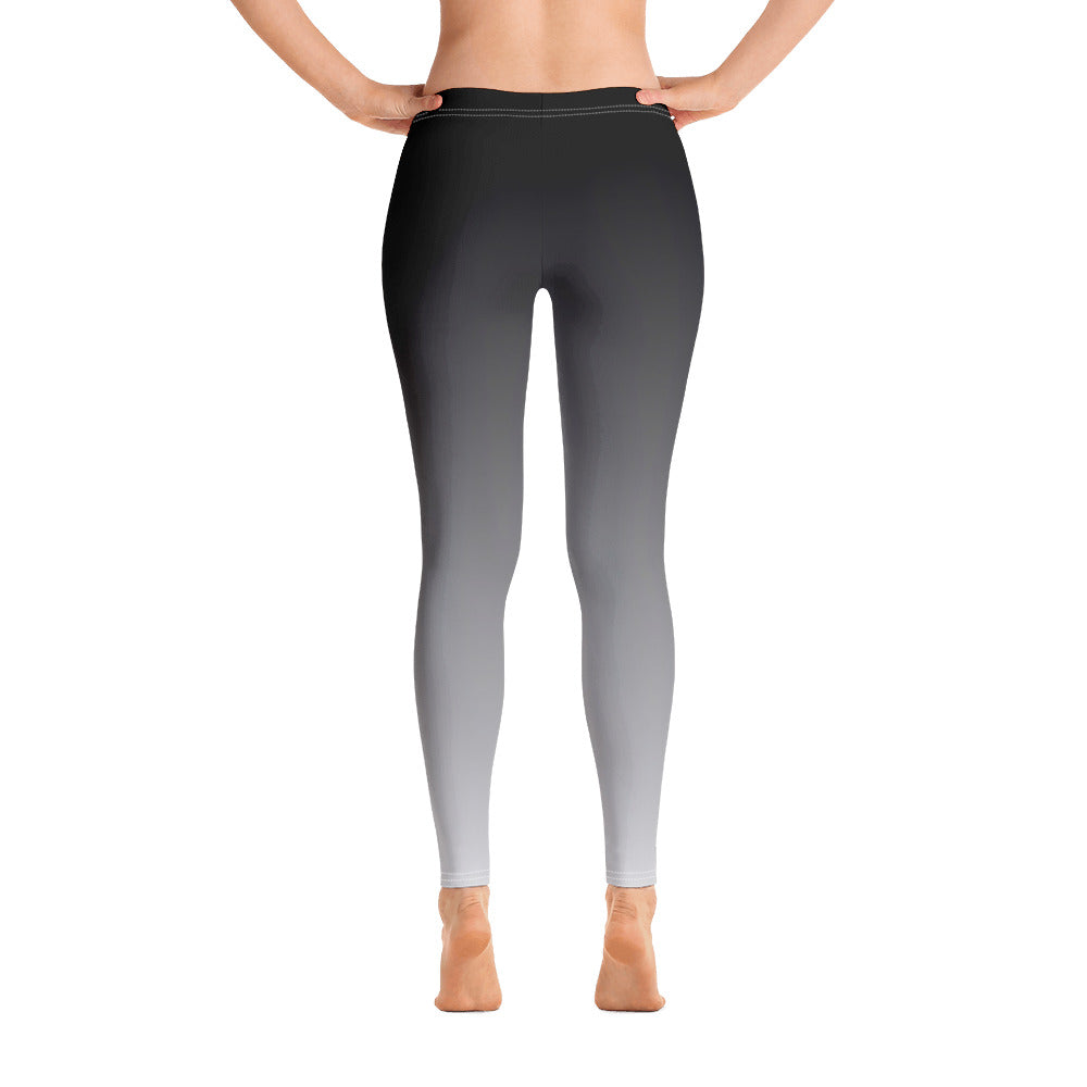 Aromantic Pride Flash Fade To Grey Leggings Leggings The Rainbow Stores