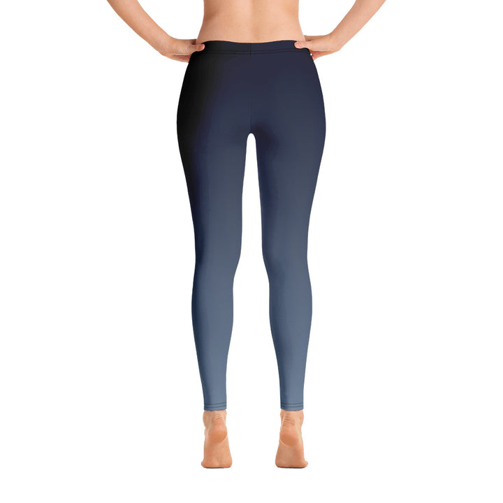 Bisexual Pride Flash Fade To Blue Leggings Leggings The Rainbow Stores