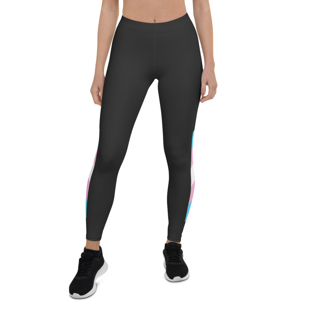 Trans Pride Flag Leggings