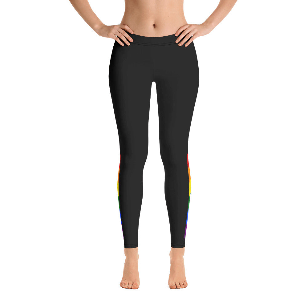LGBTQ+ Rainbow Pride Flag Leggings Leggings The Rainbow Stores