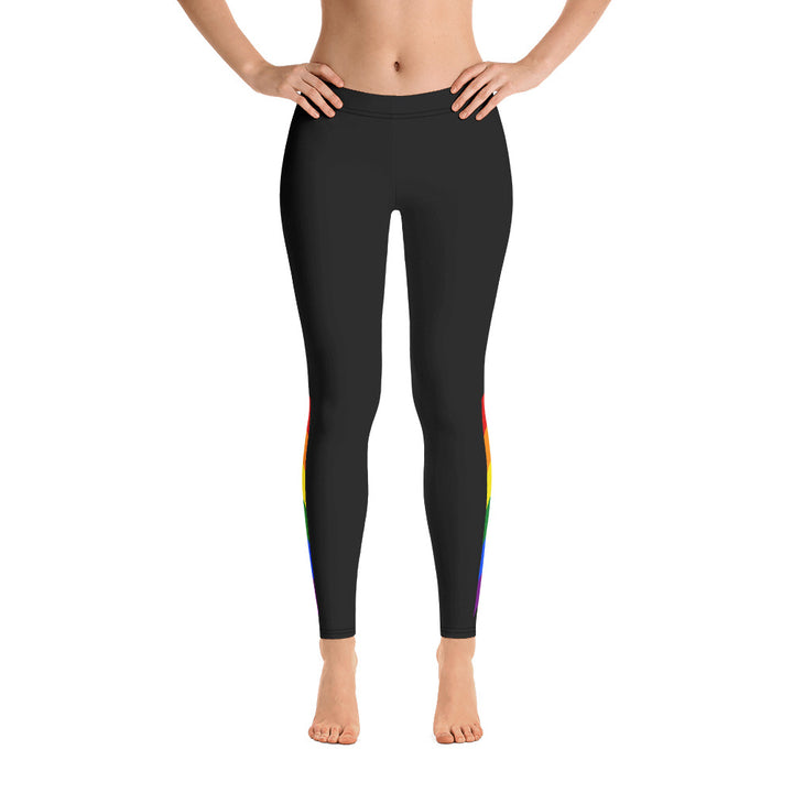 LGBTQ+ Rainbow Pride Flag Leggings Leggings The Rainbow Stores