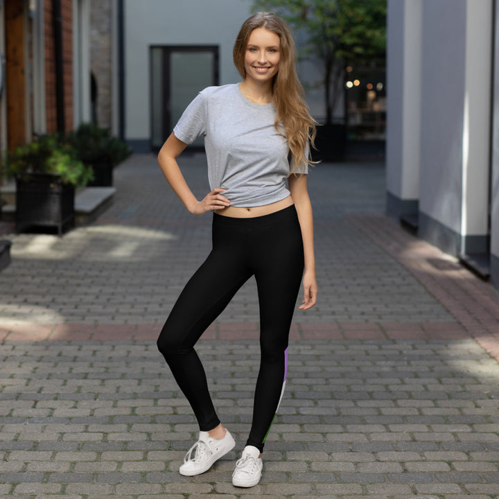 Genderqueer Pride Flag Leggings Leggings The Rainbow Stores