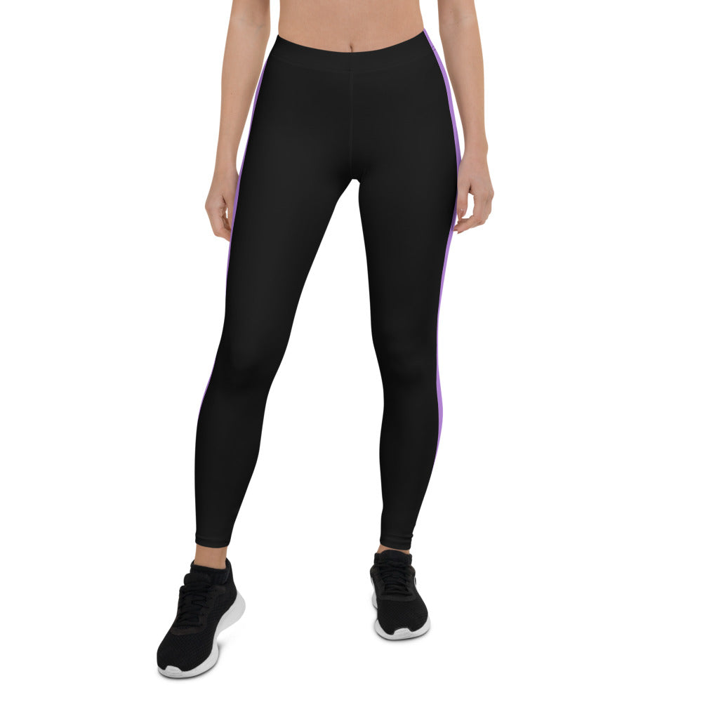 Genderqueer Pride Flag Side Stripe Leggings Leggings The Rainbow Stores