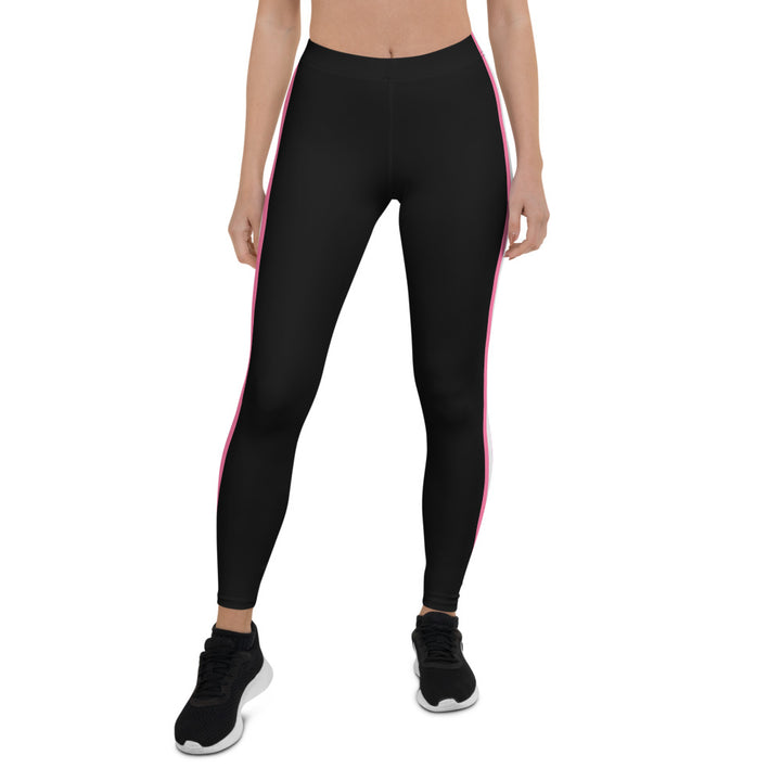 Gender Fluid Pride Flag Side Stripe Leggings Leggings The Rainbow Stores