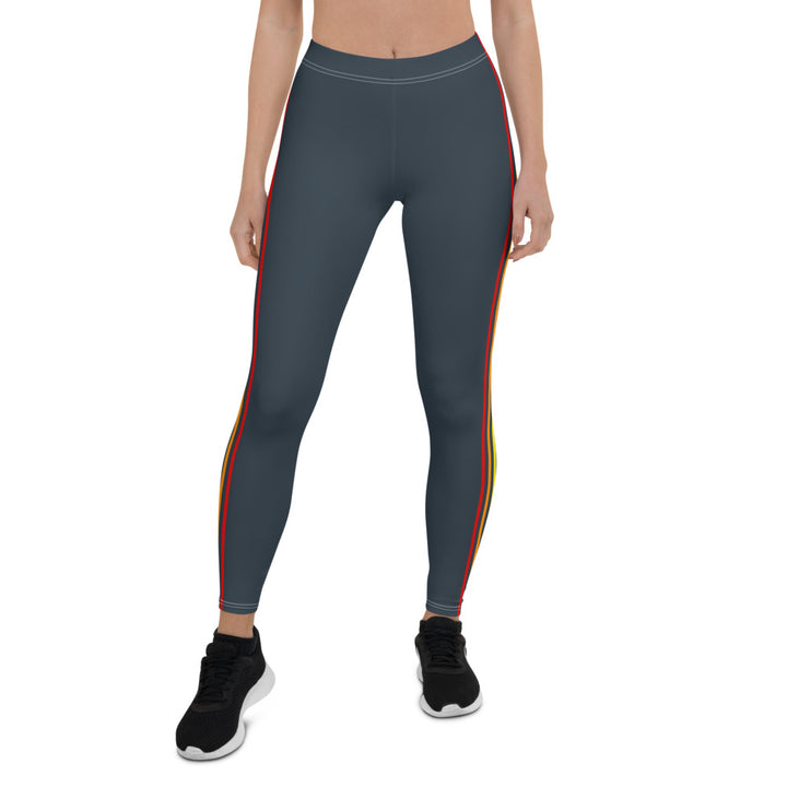 Rainbow Pride Flag Separated Stripe Leggings Leggings The Rainbow Stores