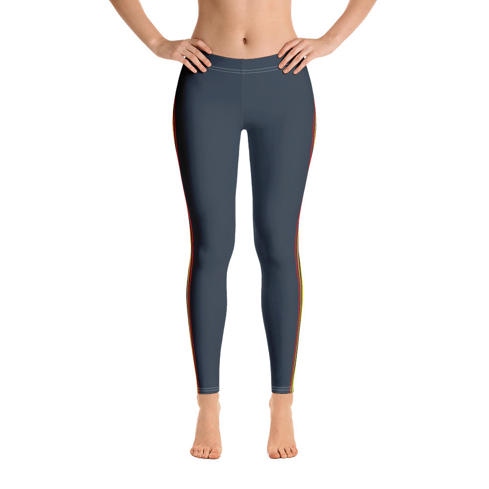 Rainbow Pride Flag Separated Stripe Leggings Leggings The Rainbow Stores