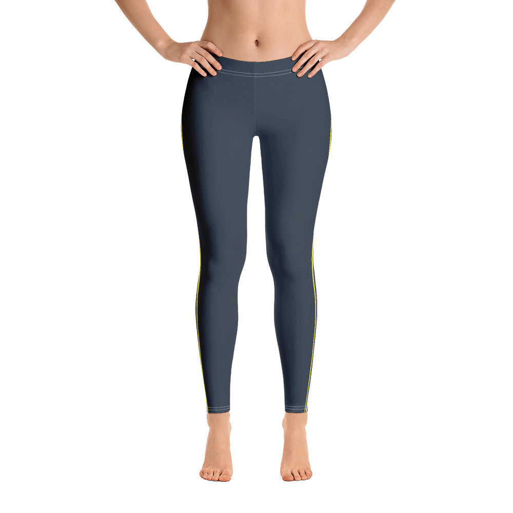 Non-Binary Pride Flag Separated Stripes Leggings Leggings The Rainbow Stores