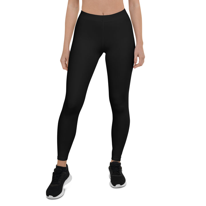 Trans Pride Flash Black Leggings Leggings The Rainbow Stores