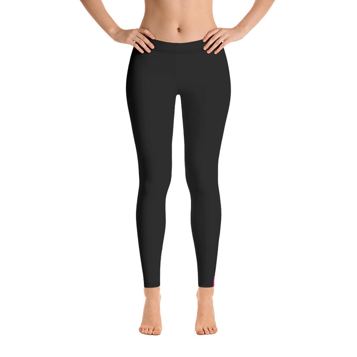 Bisexual Pride Flash Black Leggings Leggings The Rainbow Stores