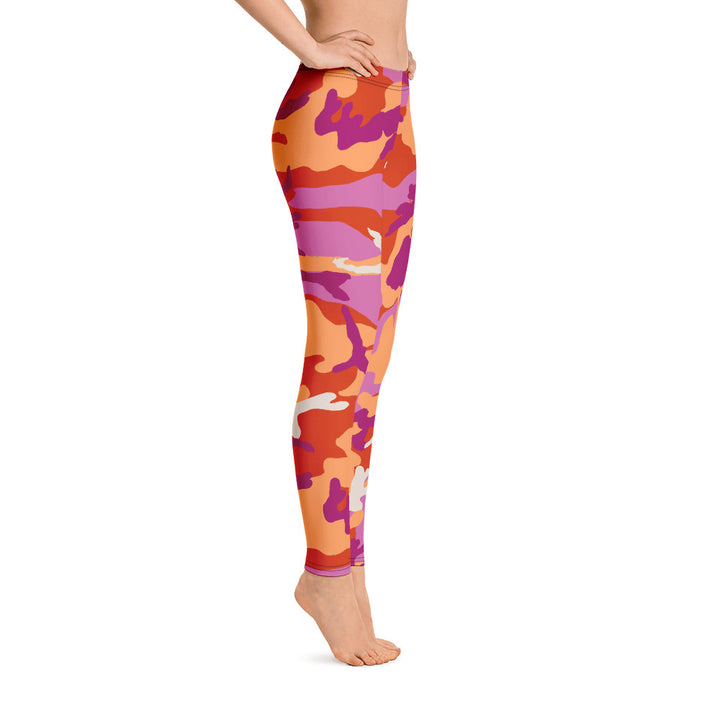 Lesbian Camo Leggings Leggings The Rainbow Stores