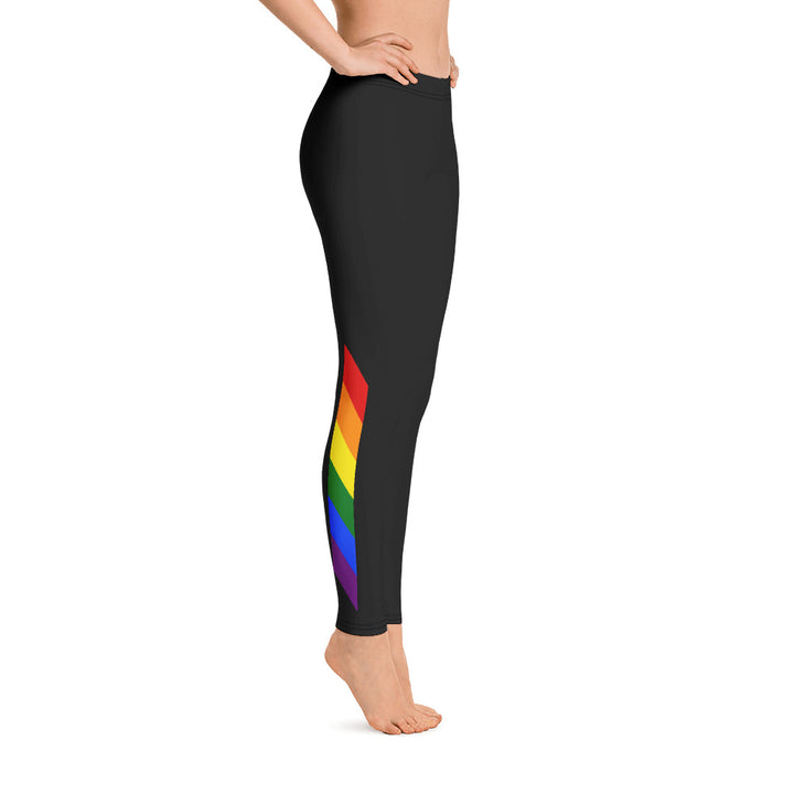 LGBTQ+ Rainbow Pride Flag Leggings Leggings The Rainbow Stores