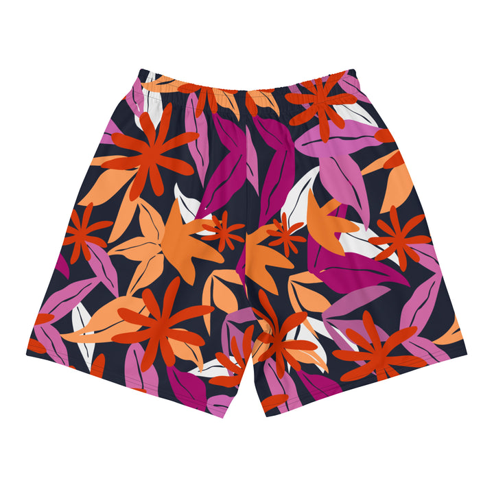 Floral Pattern Long Shorts In Lesbian Colours Shorts Long The Rainbow Stores