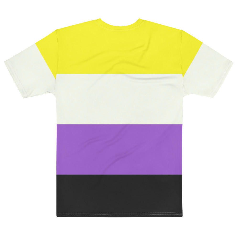 Non-Binary Pride Flag T-shirt AOP T-shirts The Rainbow Stores