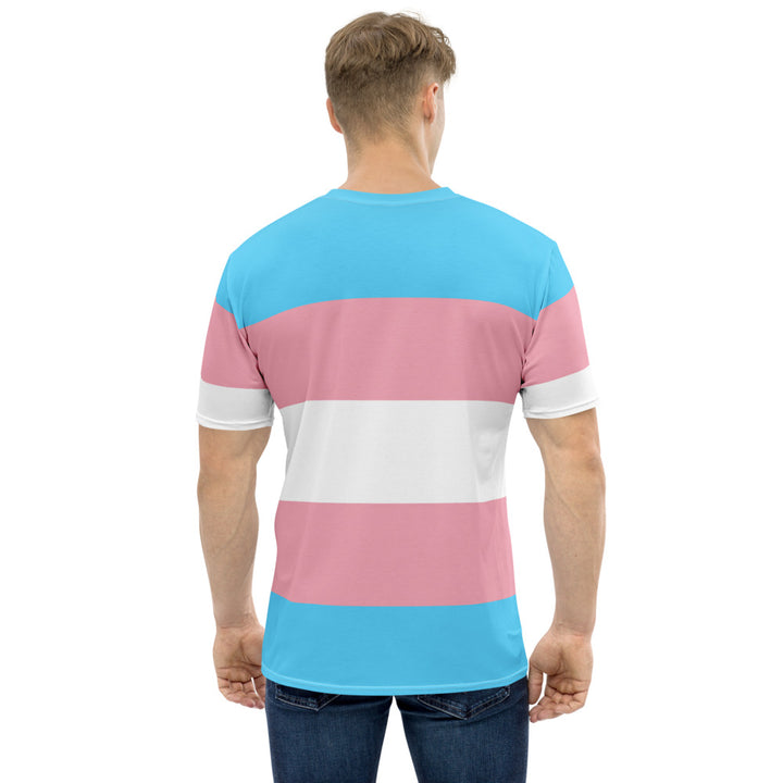 Trans Pride Flag T-shirt AOP T-shirts The Rainbow Stores