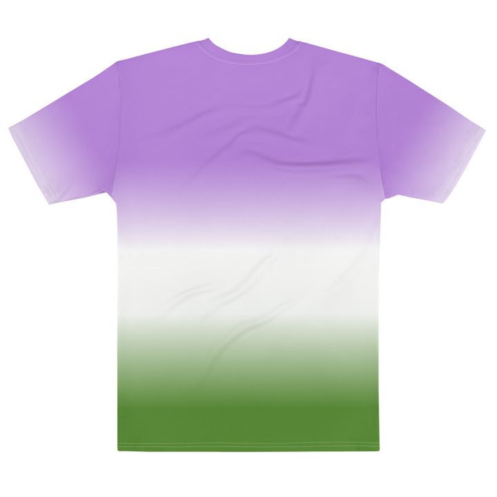 Genderqueer Ombre Pride Flag T-shirt AOP T-shirts The Rainbow Stores