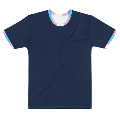 Trans Pride Flag Trim T-shirt T-shirts The Rainbow Stores