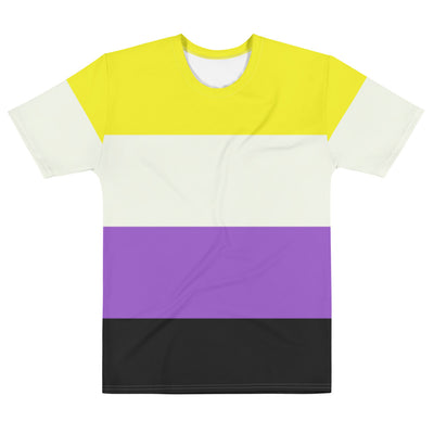 Non-Binary Pride Flag T-shirt AOP T-shirts The Rainbow Stores